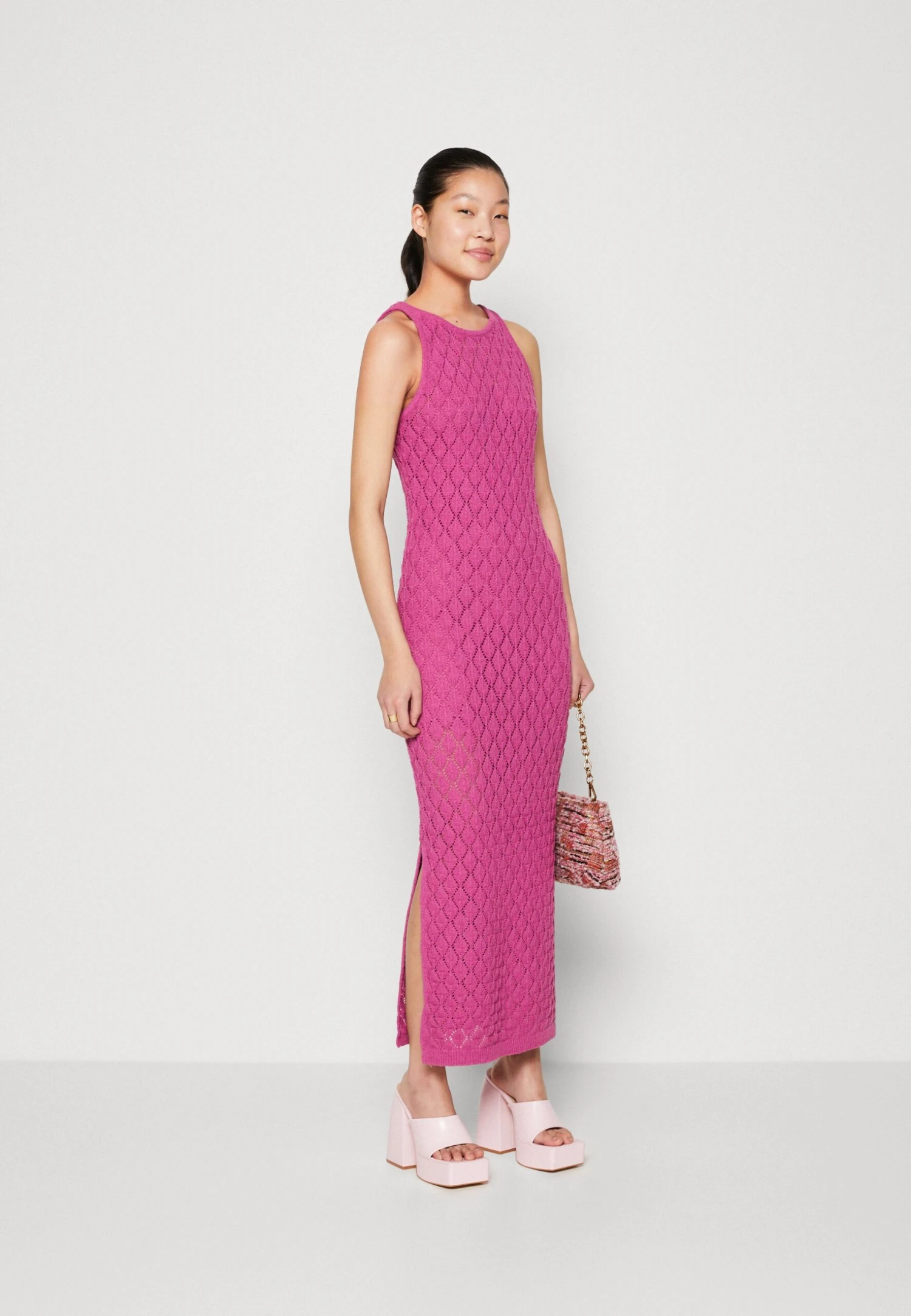 Vmevelyn Dress - Gebreide Jurk - Dahlia Mauve 4 Vmevelyn Dress - Gebreide Jurk - Dahlia Mauve - Afbeelding 2