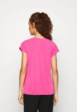 Vero Moda Tall VmfilliV Neck Tee - T-Shirt Basic - Fuchsia Purple -Vero Moda Winkel 4598d9019af64e2cae8159155fc5170e