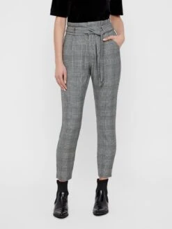Vero Moda Vmeva Hr- Broek - Grey/White -Vero Moda Winkel 48006a67a0a34db0bde519a3a177d44c