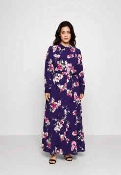 Vero Moda Curve Vmcshilah Naja Ls Long- Jurk - Astral Aura/Penny