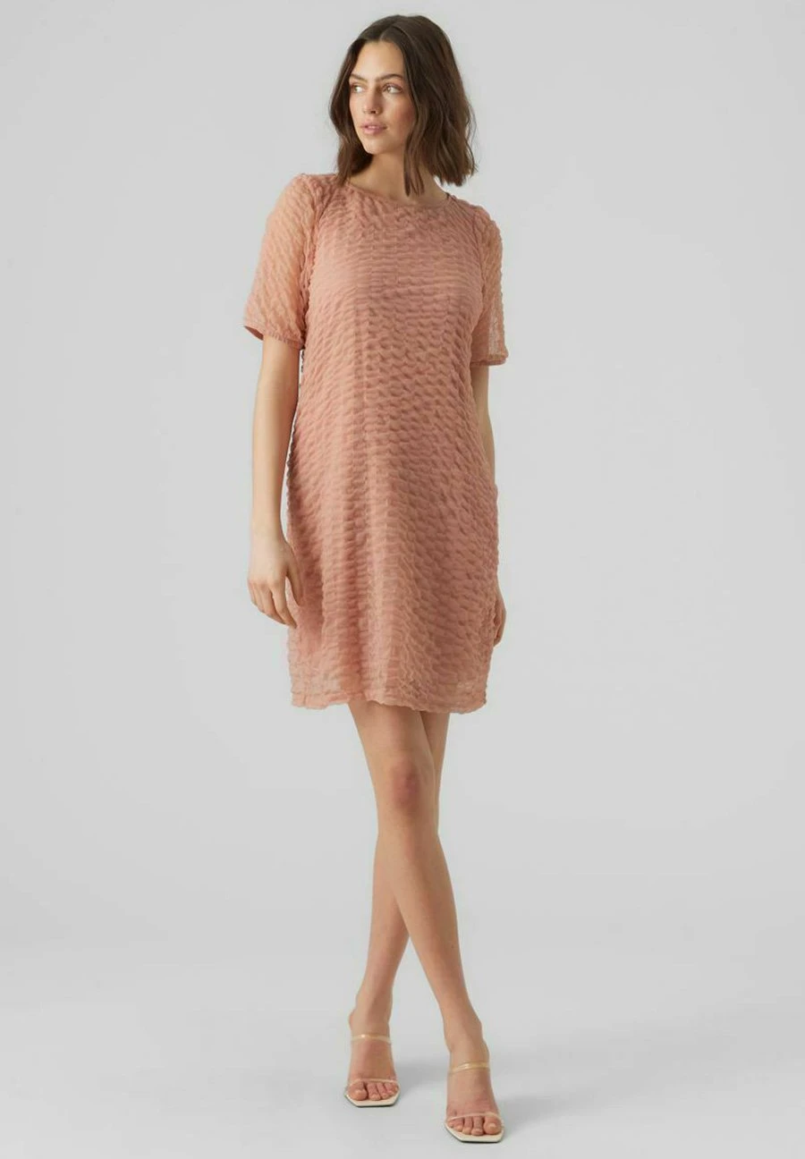 Vero Moda Mini - Jurk - Misty Rose 4 Vero Moda Mini - Jurk - Misty Rose - Afbeelding 2