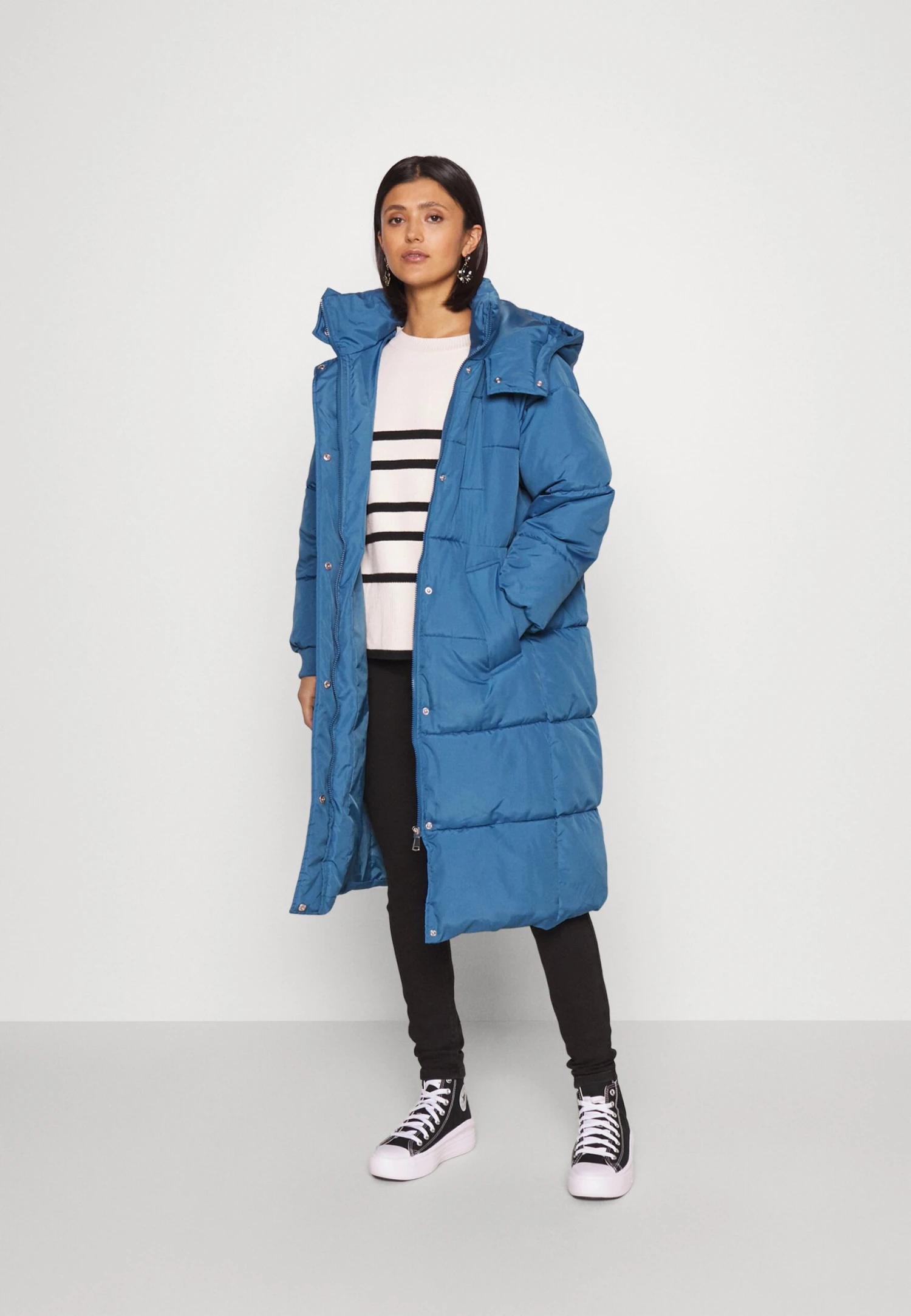 Vero Moda Vmnola Coat - Winterjas - Dark Blue 4 Vero Moda Vmnola Coat - Winterjas - Dark Blue - Afbeelding 2