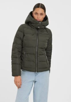 Vero Moda Boos - Gewatteerde Jas - Peat