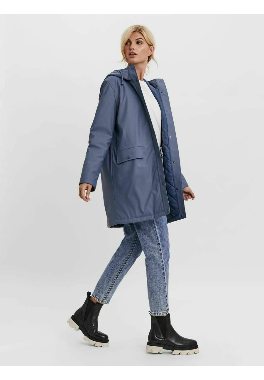 Vero Moda Regen - Regenjas - Blue 4 Vero Moda Regen - Regenjas - Blue - Afbeelding 2