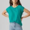 Vero Moda Vmava Plain Ss Gajrs Noos - T-Shirt Basic - Alhambra