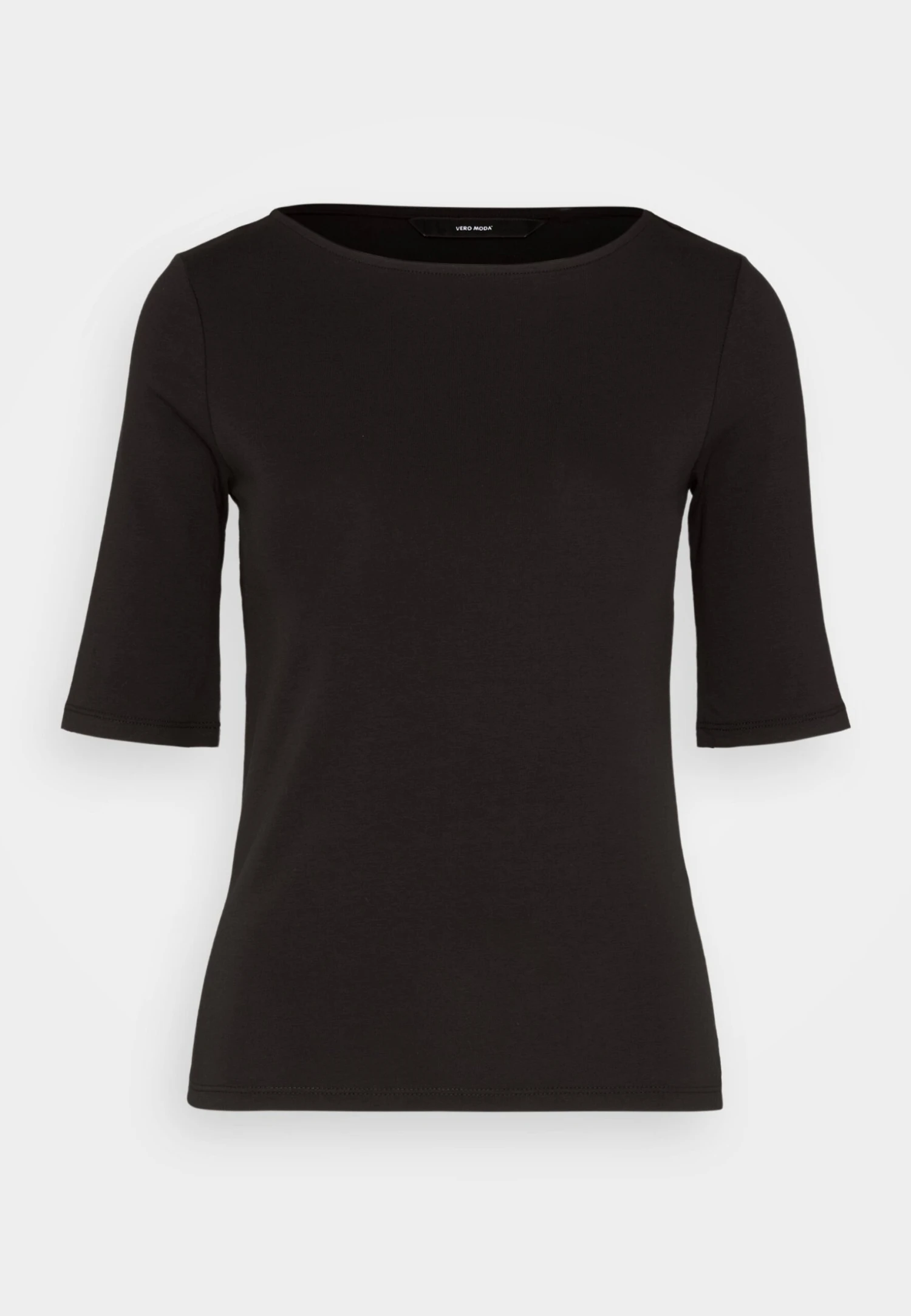 Vero Moda Vmsigamaxi Boat Neck- T-Shirt Basic - Black 7 Vero Moda Vmsigamaxi Boat Neck- T-Shirt Basic - Black - Afbeelding 5