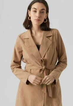 Vero Moda Mantel - Trenchcoat - Tan -Vero Moda Winkel 4c52e197c22b49c39b5ae96e376a521e