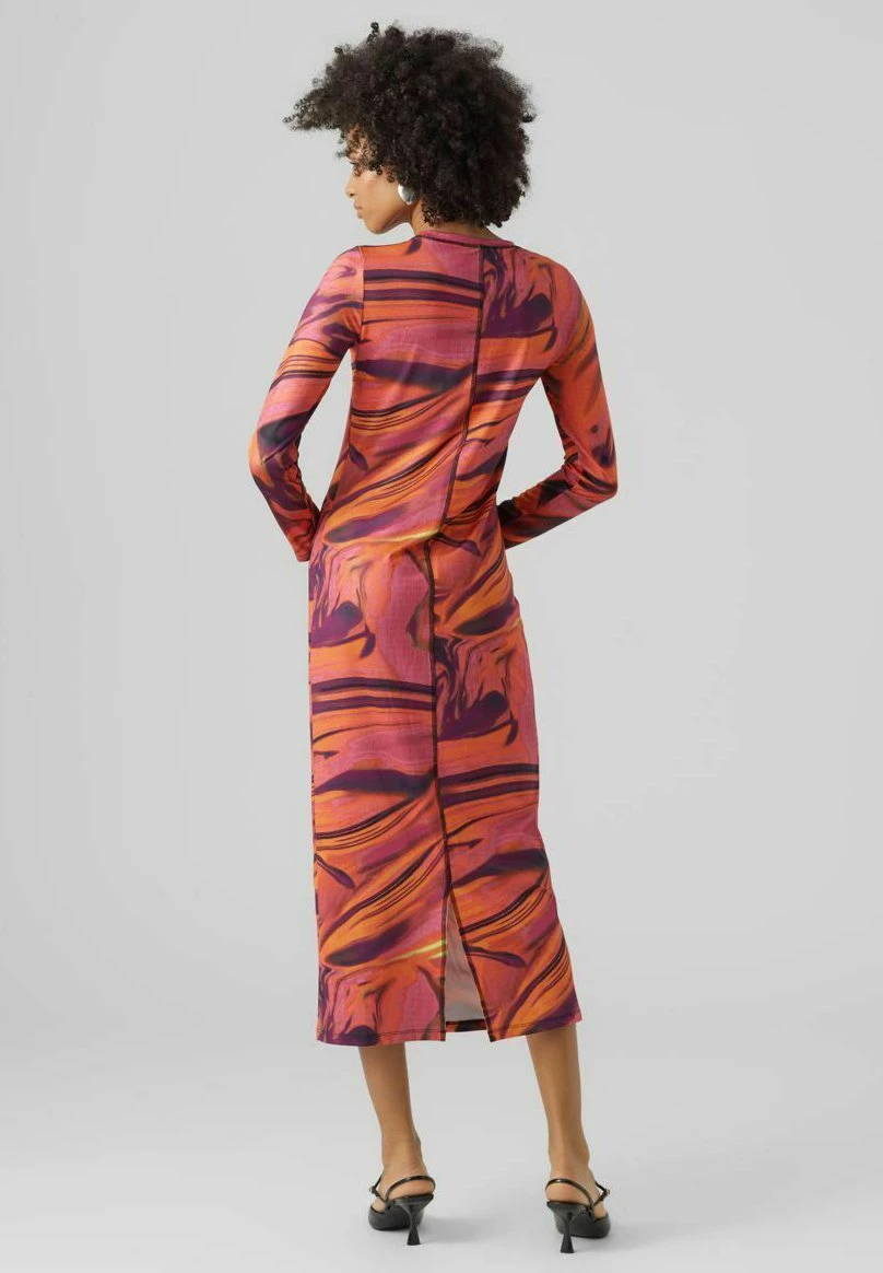 Vero Moda Jurk - Sun Orange 5 Vero Moda Jurk - Sun Orange - Afbeelding 3