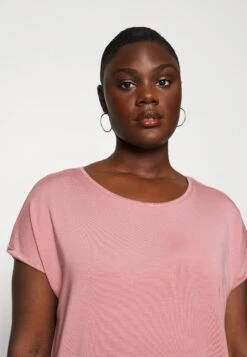Vero Moda Curve Vmaya Plain - T-Shirt Basic - Ash Rose -Vero Moda Winkel 4d7ff0780ed24c33802c33237decde46