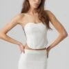 Vero Moda Vmmathilde Short Corset - Top - Bright White -Vero Moda Winkel 4da6c80799fb43f6b52a1ace414899c9
