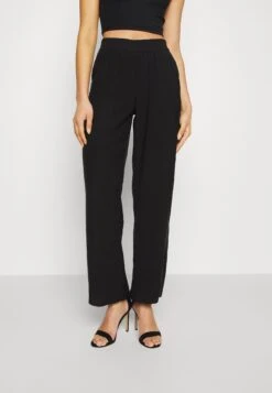 Vero Moda Tall Vmcarmen Wide Pull On Pant Tall - Broek - Black