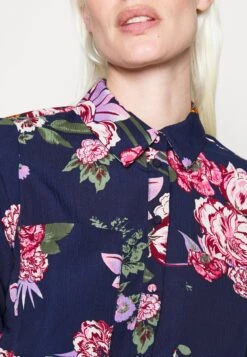 Vero Moda Tall Vmviola Calf Shirt Dress - Blousejurk - Navy Blazer -Vero Moda Winkel 50db495bc2b4484487c56d010e4d6af8