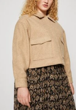 Vero Moda Curve Vmmegan Short Jacket - Lichte Jas - Tigers Eye/Melange -Vero Moda Winkel 50e9c8fb83704cdbb43d94f101acd18d