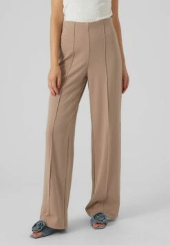 Vero Moda Becky Hr Wide Pull On- Broek - Silver Mink
