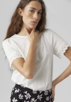 Vero Moda Vmpanna Glenn - T-Shirt Print - Snow White -Vero Moda Winkel 513ee329663c4ef4b48a86b2cc9294a4
