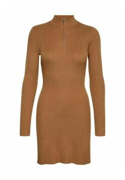 Vero Moda Gebreide Jurk - Tobacco Brown -Vero Moda Winkel 546324def4a64f53917c156d15a0daee