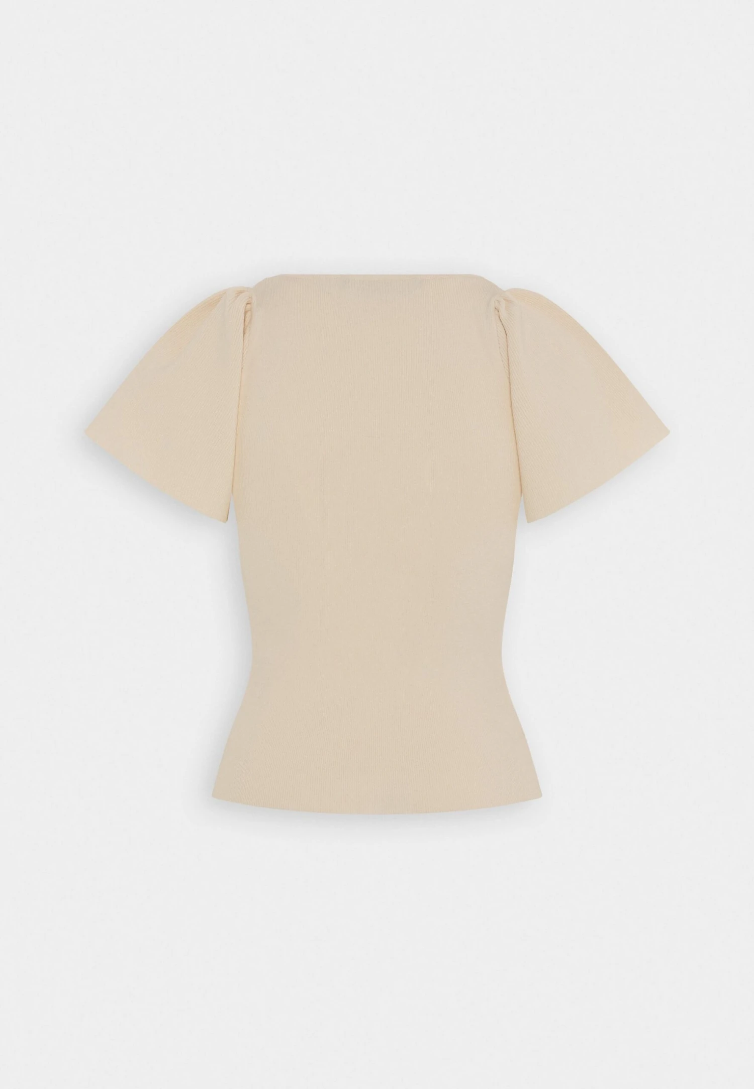 Vero Moda Vmginny V Neck - T-Shirt Basic - Eggnog 8 Vero Moda Vmginny V Neck - T-Shirt Basic - Eggnog - Afbeelding 6
