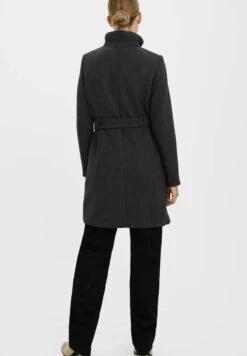 Vero Moda Vmclassbessy - Halflange Jas - Dark Grey Melange -Vero Moda Winkel 56adfcc238f14e898a2e2b1d0e29131b