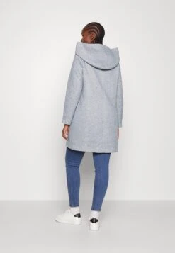 Vero Moda Curve Vmverodona - Halflange Jas - Light Grey Melange/Melange -Vero Moda Winkel 56ea51afe5614ffcaba7f6e491b43acc