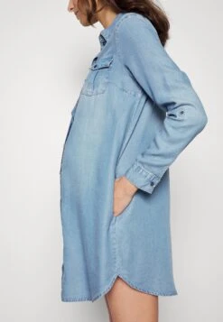 Vmmsilla Short Dress New - Spijkerjurk - Light Blue Denim -Vero Moda Winkel 597dd6c4715544699dd4011318ed9594