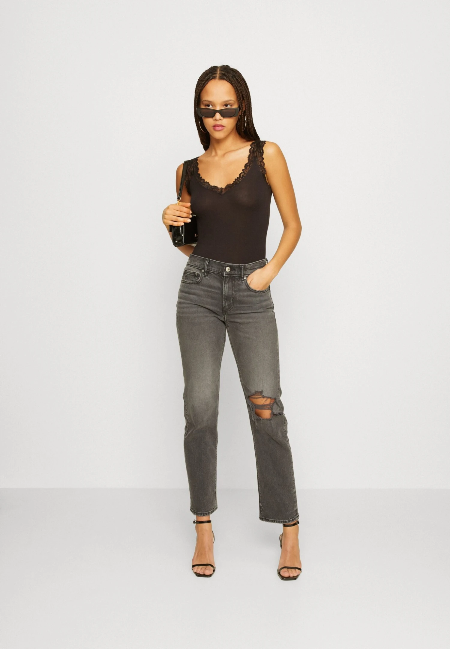 Vero Moda Vmrosa - Top - Black 4 Vero Moda Vmrosa - Top - Black - Afbeelding 2