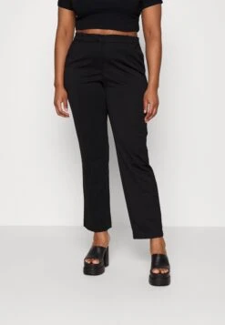 Vero Moda Curve Vmlucca Straight Pant- Broek - Black