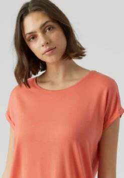 Vero Moda Vmava Plain Ss Gajrs Noos - T-Shirt Basic - Georgia Peach -Vero Moda Winkel 5c1627d8d74f4437b5744841f0e1dc3e