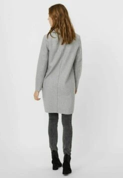 Vero Moda Vmpaula Jacket- Mantel - Light Grey Melange -Vero Moda Winkel 5cfebb7c770347ef8699cc9d57e84eb2