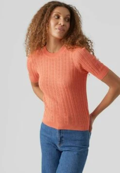 Vero Moda T-Shirt Basic - Georgia Peach