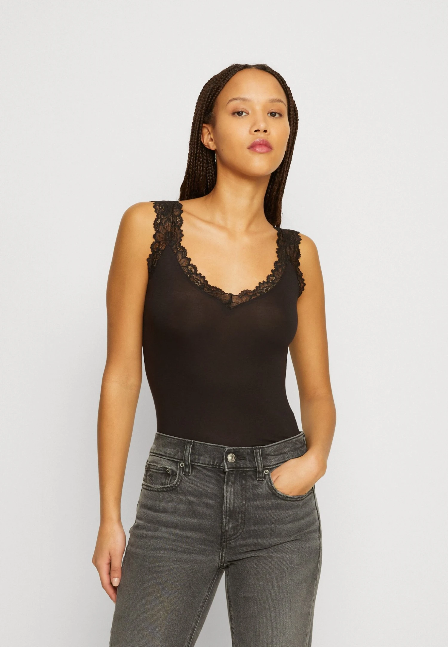Vero Moda Vmrosa - Top - Black 3 Vero Moda Vmrosa - Top - Black