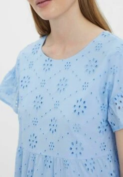 Vero Moda Mit Kurzen Ärmeln Broderie Anglaise - Jurk - Blue Bell -Vero Moda Winkel 5e57193c8e1e42969761a071d3db7154
