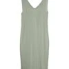 Vero Moda Vmfilli V Neck Knee Dress - Jerseyjurk - Desert Sage -Vero Moda Winkel 5e75e2ff6c0643e59604ebcca84f4e20