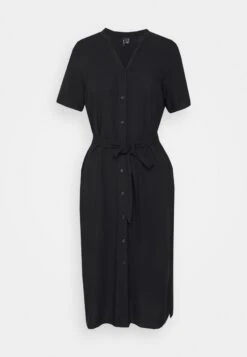 Vero Moda Petite Vmvica Shirt Dress - Blousejurk - Black -Vero Moda Winkel 6074721f8a6a4c0cbb36df11d8c48dca