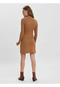 Vero Moda Gebreide Jurk - Tobacco Brown -Vero Moda Winkel 639f873d73d64183bc8ebe47644d94a9