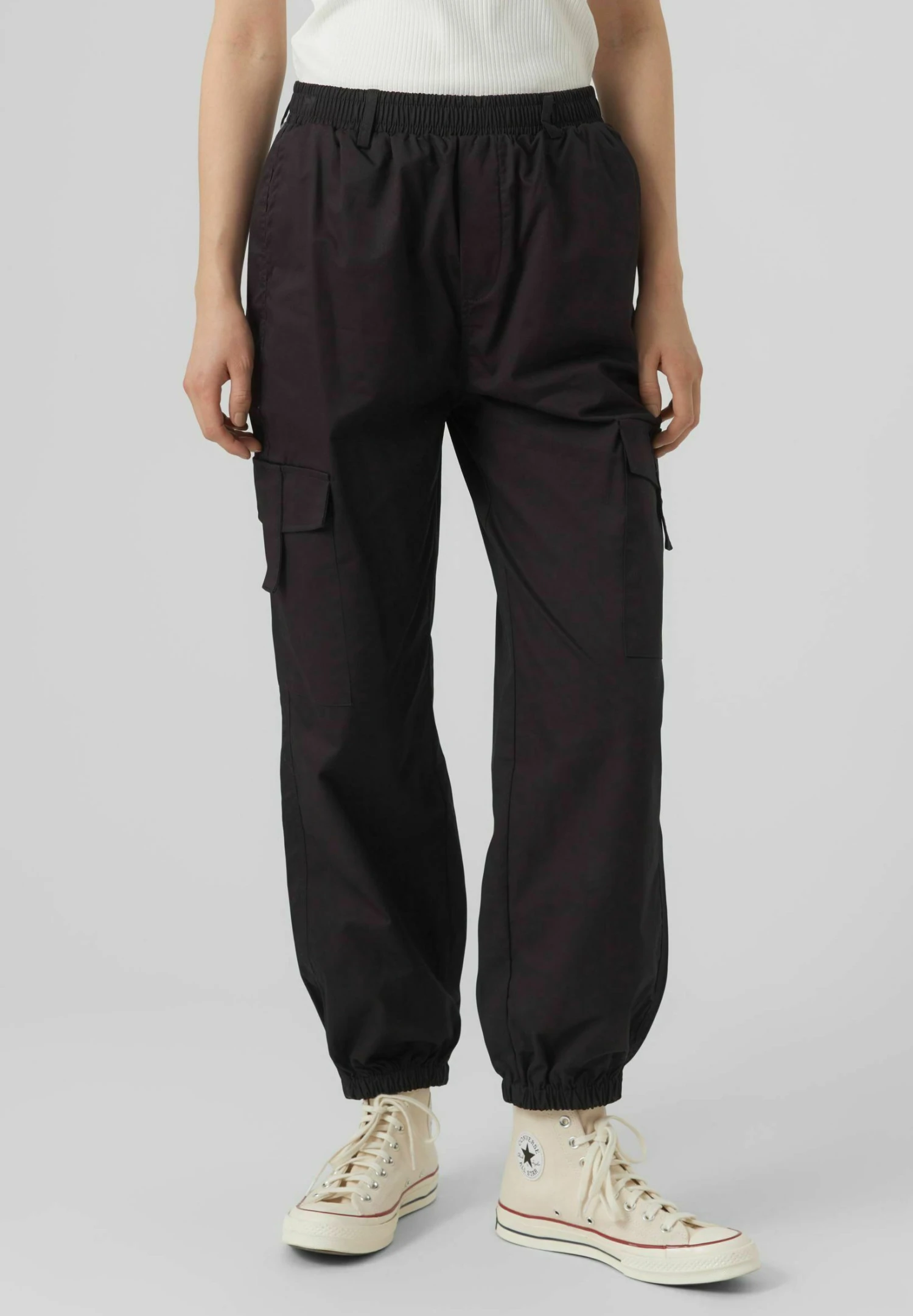 Vero Moda Treillis - Cargobroek - Black 3 Vero Moda Treillis - Cargobroek - Black