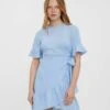 Vero Moda Rundhals - Jurk - Blue Bell