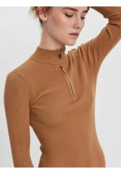 Vero Moda Gebreide Jurk - Tobacco Brown -Vero Moda Winkel 6ac4c1d4671942f4acc5b5ca557b8888