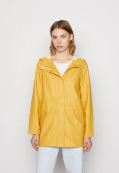 Vero Moda Vmmalou Coated Noos - Parka - Amber Gold