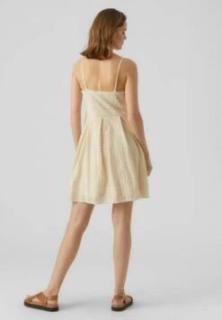 Vero Moda Ärmelloses - Jurk - Sandshell -Vero Moda Winkel 6d2624a1282845a7b70ecd9c1ff0eb19
