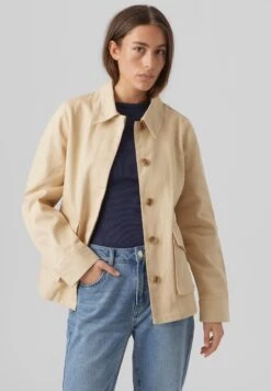 Vero Moda Vmmathilde Utility Jacket - Lichte Jas - Semolina