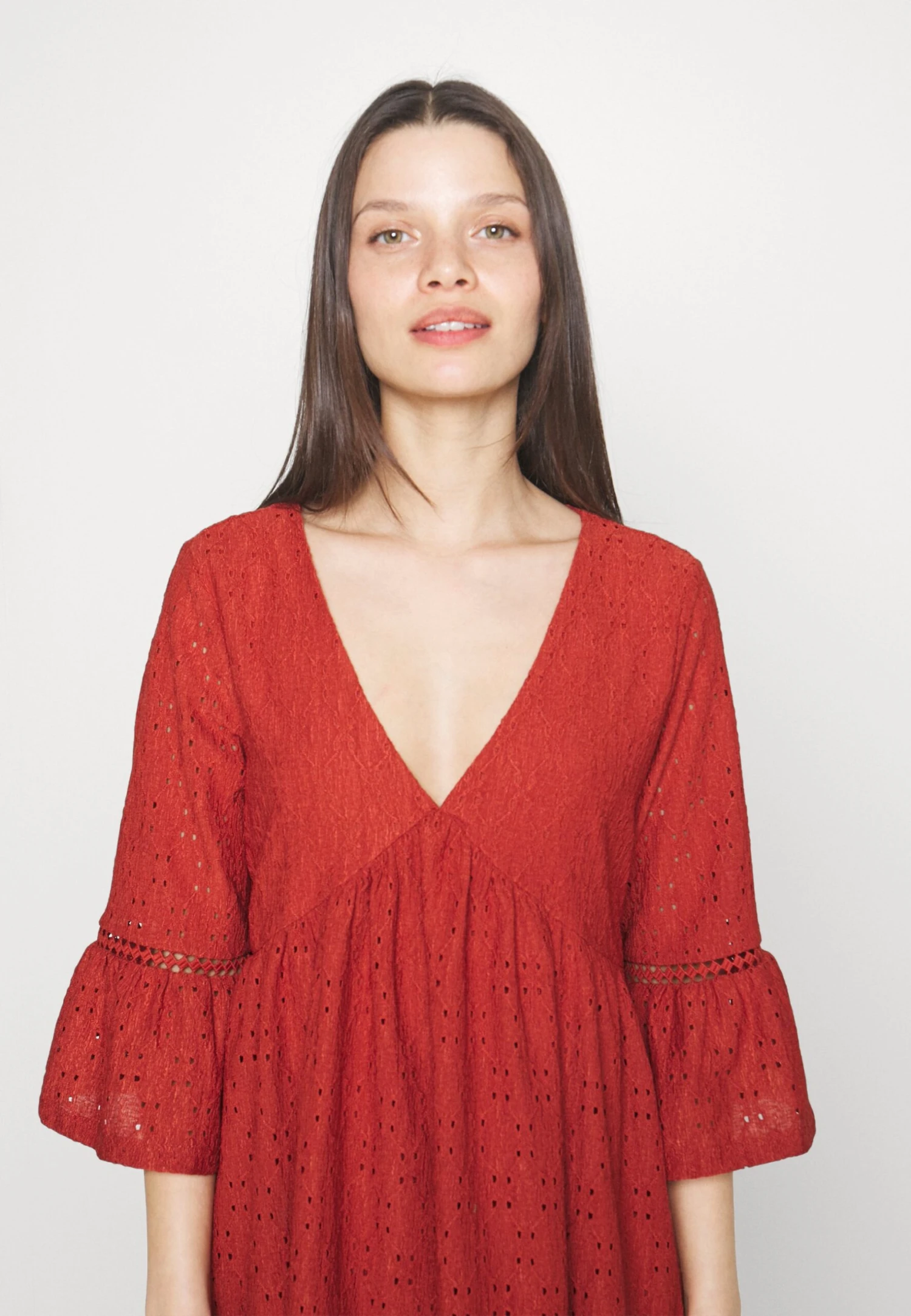 Vero Moda Petite Vmmarcy Short Dress - Jurk - Red 6 Vero Moda Petite Vmmarcy Short Dress - Jurk - Red - Afbeelding 4