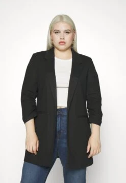 Vero Moda Curve Vmcrica - Halflange Jas - Black