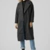 Vero Moda Mantel - Dark Grey Melange -Vero Moda Winkel 6ed3547cd41f488fbffaf063d8588650
