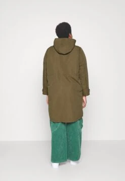 Vero Moda Curve Vmeverly Coat Cur - Parka - Capers -Vero Moda Winkel 72cef381ea184bd7a05a226ffbee6b24