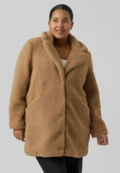 Vero Moda Curve Teddy - Winterjas - Tigers Eye
