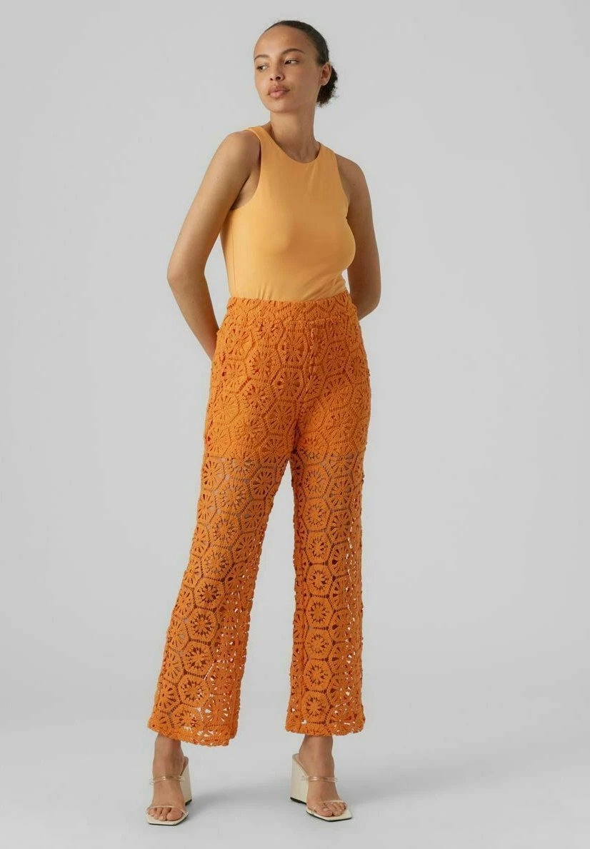 Vero Moda Broek - Sun Orange 4 Vero Moda Broek - Sun Orange - Afbeelding 2