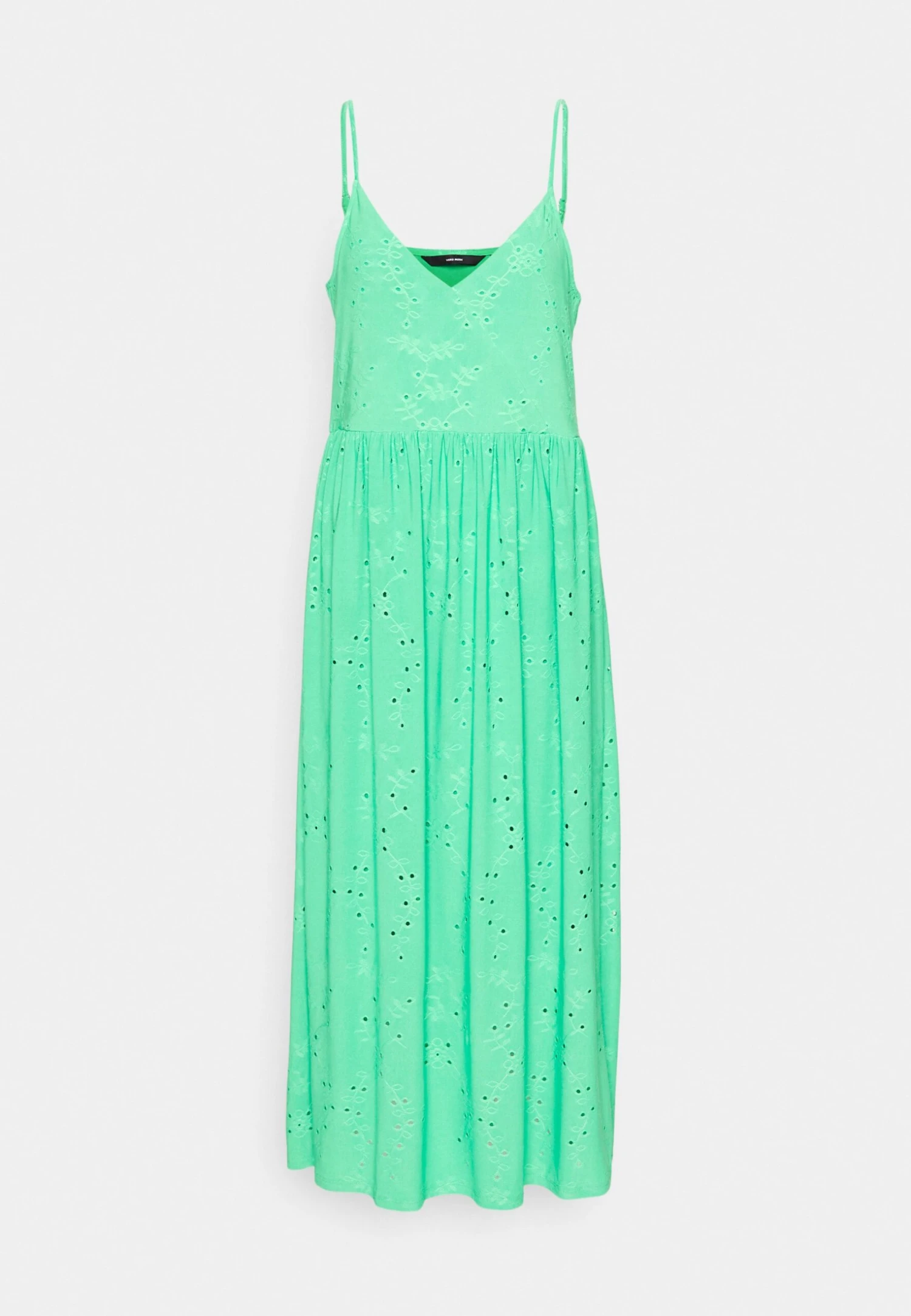 Vero Moda Tall Vmcamil Singlet Calf Dress - Jerseyjurk - Bright Green 6 Vero Moda Tall Vmcamil Singlet Calf Dress - Jerseyjurk - Bright Green - Afbeelding 4
