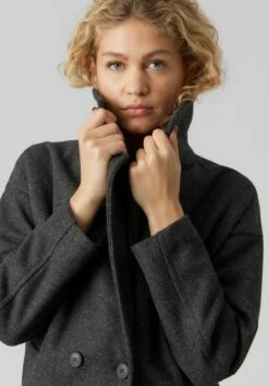 Vero Moda Mantel - Dark Grey Melange -Vero Moda Winkel 78e31276978b4ee5b14216009d39489c