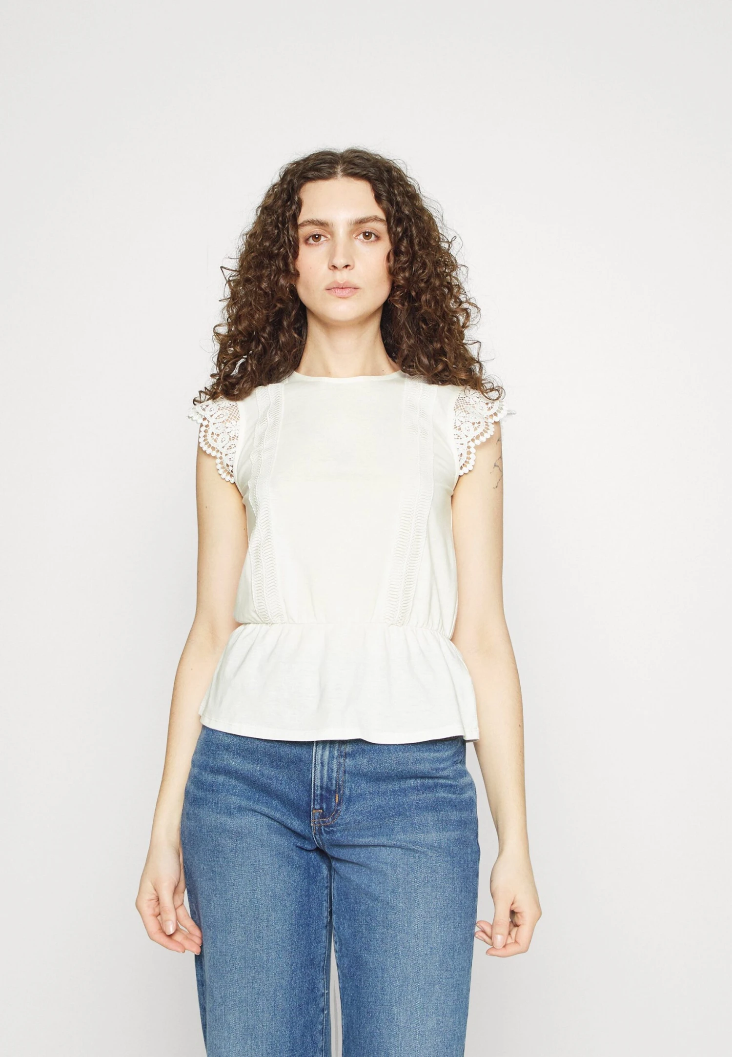 Vero Moda Tall Vmcaia- Top - Snow White 3 Vero Moda Tall Vmcaia- Top - Snow White