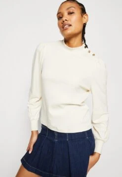 Vero Moda Vmlianna Button - Longsleeve - Birch -Vero Moda Winkel 7a42bdd69f524407b67abe31fd410946